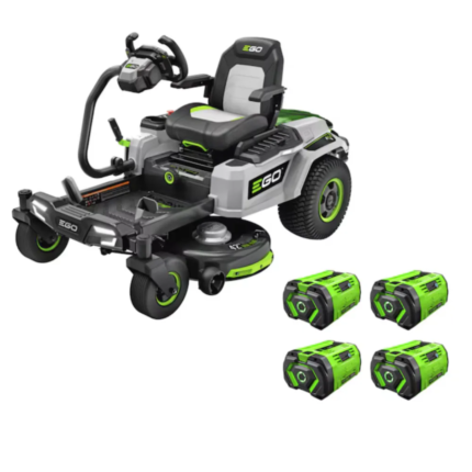 EGO POWER+ Z6 e-Steer ZT4205S 42-Inch 56V Battery-Powered Zero-Turn Riding Lawn Mower Kit