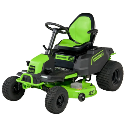 Greenworks Pro 60V CrossoverT CRT426 42-Inch Cordless Battery Electric Riding Lawn Tractor Kit